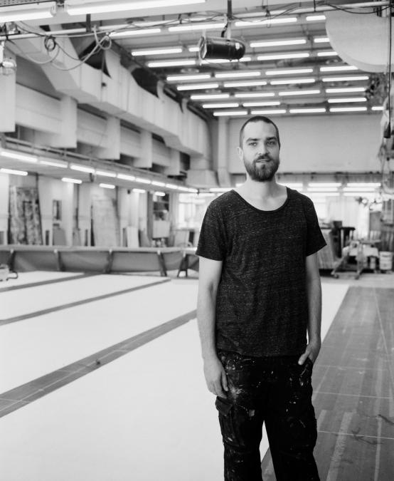 Lasse Malicki, Theatermaler im Thalia Theater in Hamburg