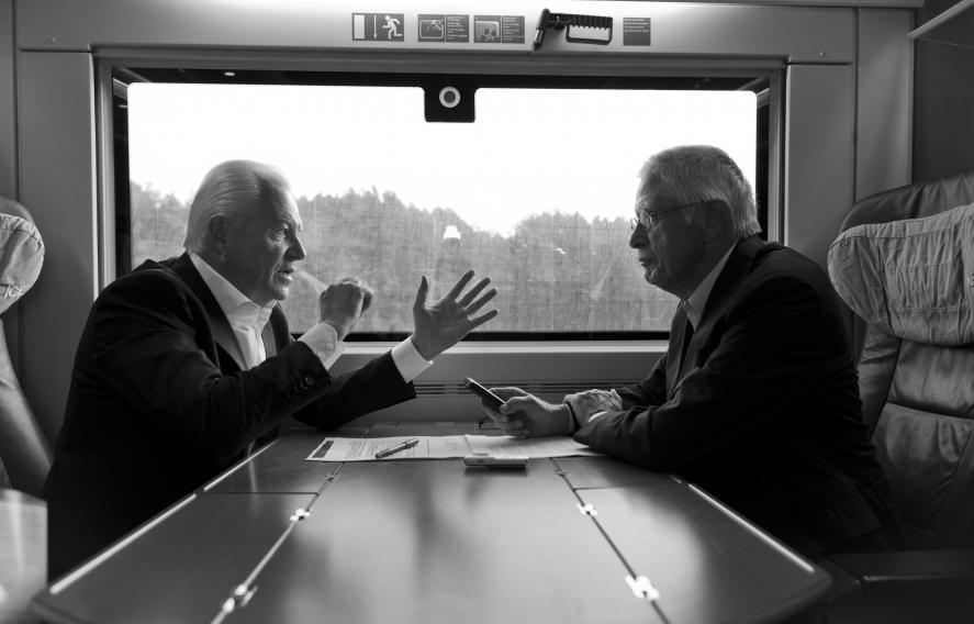 Deutsche Bahn Rüdiger Grube und  Wolfgang Kaden 